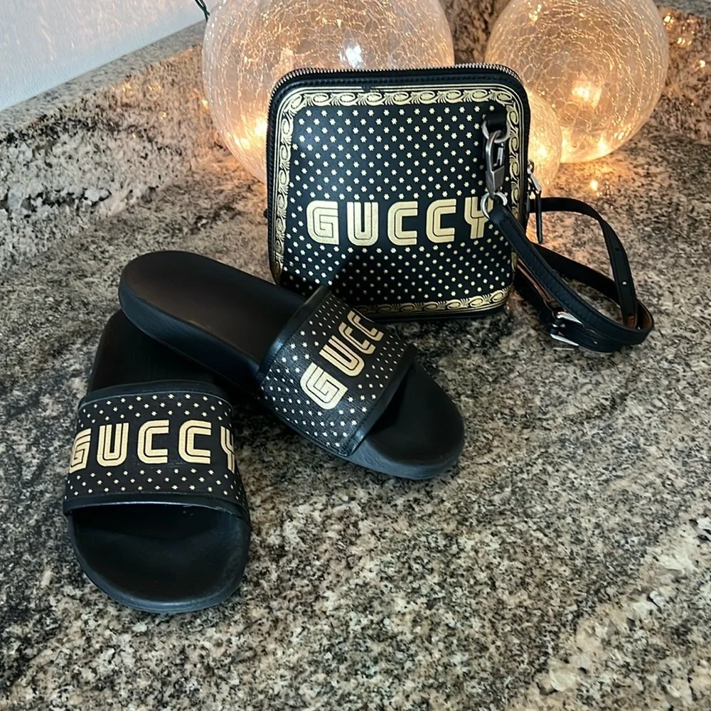 Gucci “Guccy” Sega Stars Slides - Picture 2 of 11
